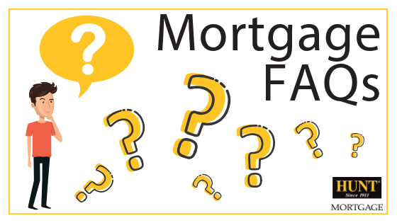 Man With Question Marks And Blog Title Mortgage FAQs